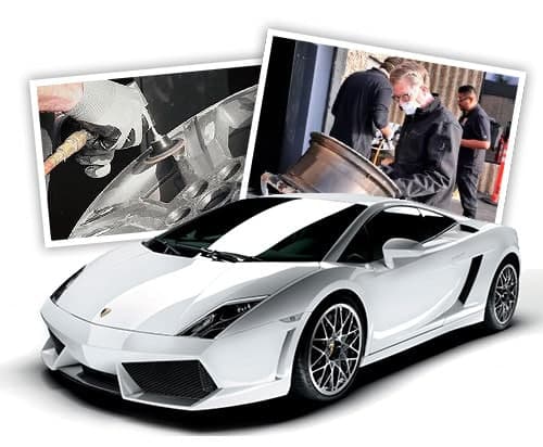 Hands-on Alloy Wheel Repair training on a real vehicle